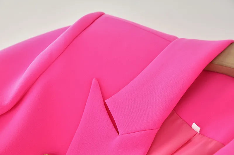 Set gonna due pezzi in fucsia