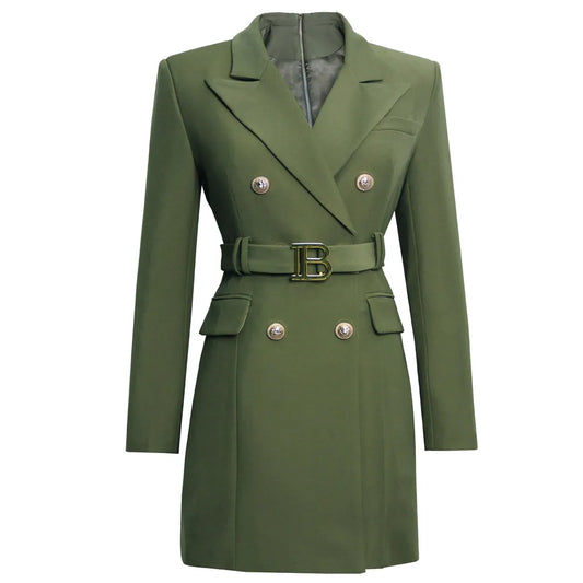 Abito blazer Jolie in verde militare 