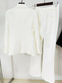 White Two-Piece with Pearls