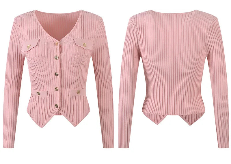 Jersey Kay de lana de manga larga