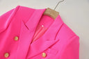 Set gonna due pezzi in fucsia