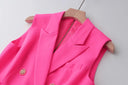 Abito blazer Paola in fucsia/verde 