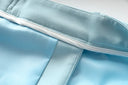 Set gonna due pezzi in azzurro cielo