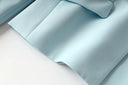 Set gonna due pezzi in azzurro cielo