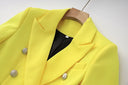 Set gonna due pezzi in giallo