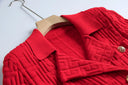 Set gonna retrò a due pezzi in rosso