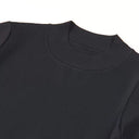 Knitted Round Neck Slim A-Line Dress – Elegant Everyday Fashion