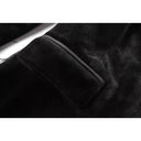 Feather Trim Velvet Blazer