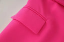 Set gonna due pezzi in fucsia