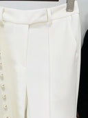 White Two-Piece with Pearls