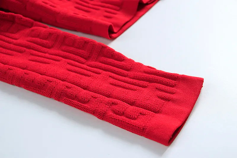Conjunto Falda Retro Dos Piezas en Rojo