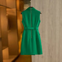 Abito blazer Paola in fucsia/verde 