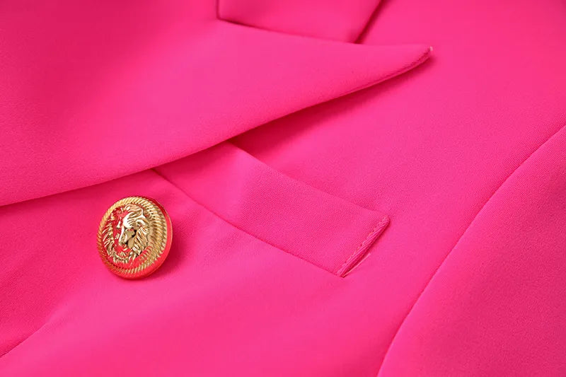 Set gonna due pezzi in fucsia