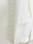 White Two-Piece with Pearls