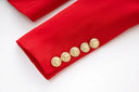Set gonna due pezzi in rosso