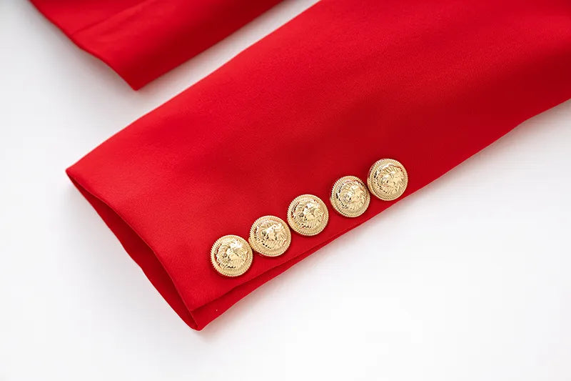 Set gonna due pezzi in rosso