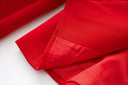 Set gonna due pezzi in rosso