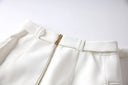 Set gonna due pezzi in bianco e nero