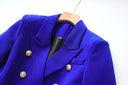 Set gonna due pezzi in blu reale