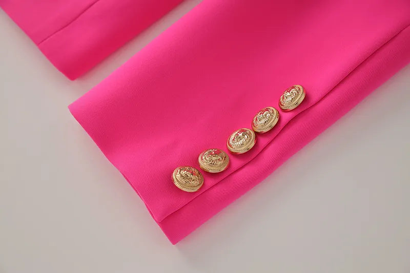 Set gonna due pezzi in fucsia
