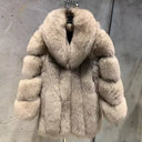 Natural Fox Fur Coat