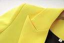 Set gonna due pezzi in giallo