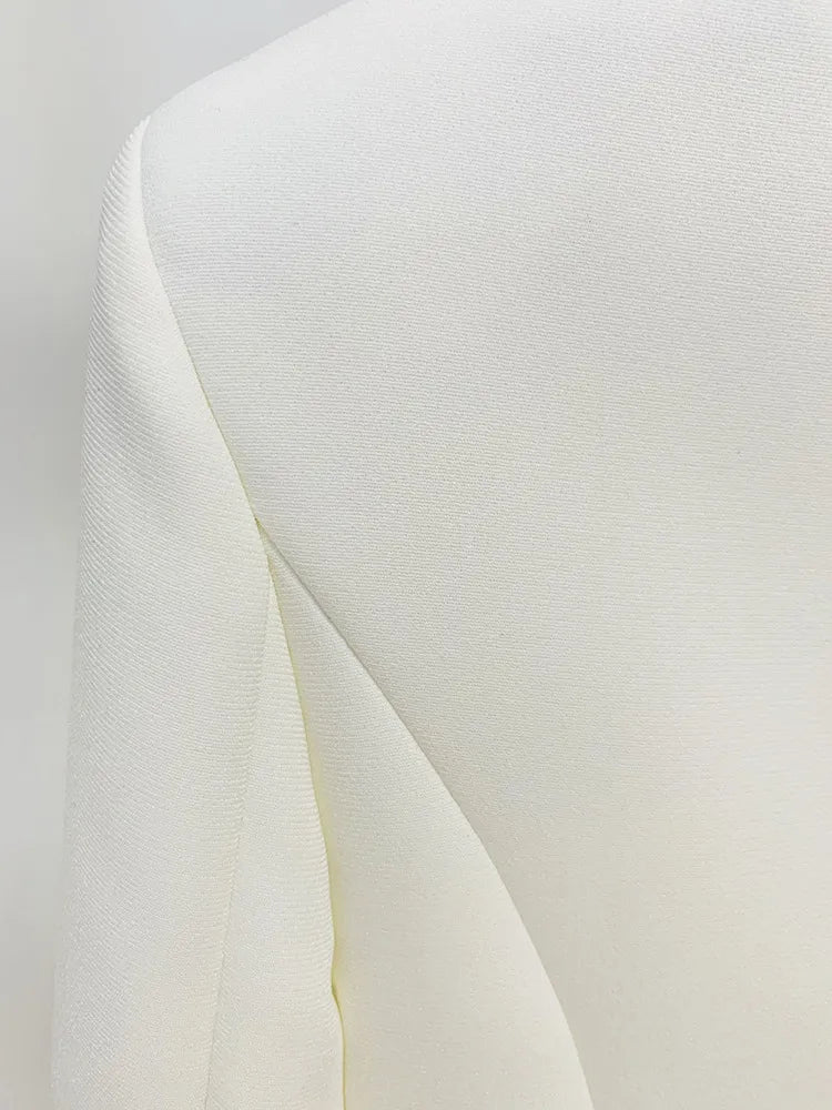 White Two-Piece with Pearls