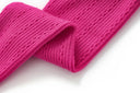 Top de lana de manga larga Sia en fucsia