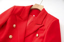 Set gonna due pezzi in rosso