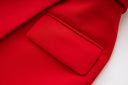 Set gonna due pezzi in rosso