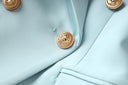 Set gonna due pezzi in azzurro cielo