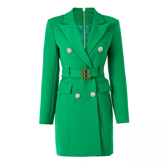 Abito blazer Jolie in verde 