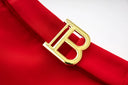 Set gonna due pezzi in rosso