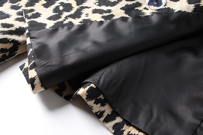 BLAZER TRENDY DOPPIOPETTO LEOPARDATO 
