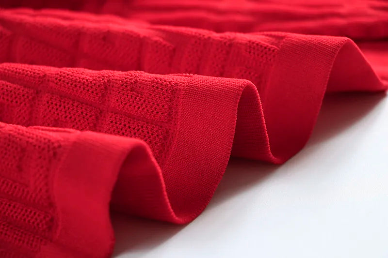 Conjunto Falda Retro Dos Piezas en Rojo