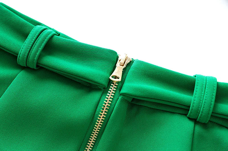 Conjunto Falda Dos Piezas en Verde