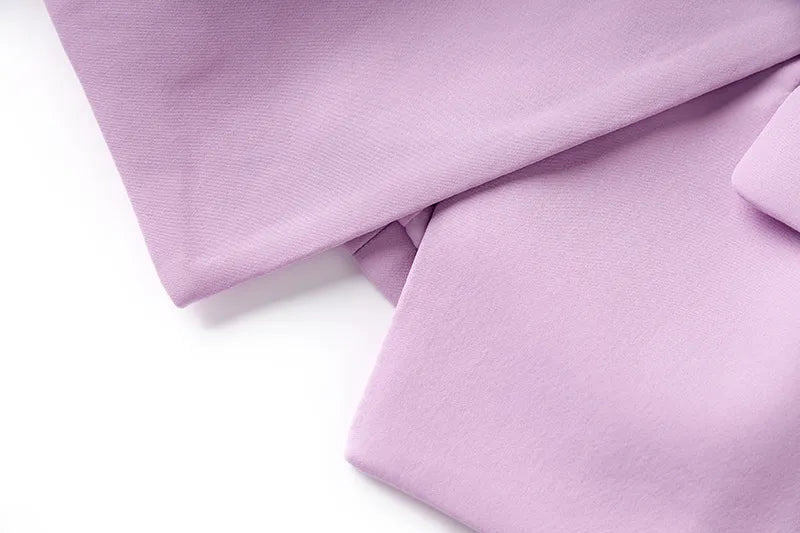 Conjunto de Falda Dos Piezas en Lavanda