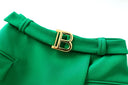 Set gonna due pezzi in verde