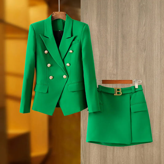 Conjunto Falda Dos Piezas en Verde