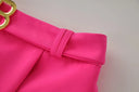 Set gonna due pezzi in fucsia