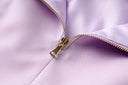 Set gonna due pezzi color lavanda