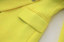Set gonna due pezzi in giallo