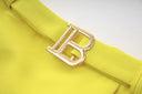 Set gonna due pezzi in giallo