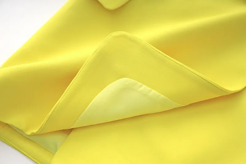Conjunto Falda Dos Piezas en Amarillo