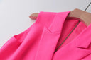 Abito blazer Paola in fucsia/verde 
