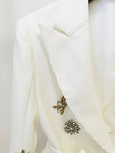 BLAZER CON CINTURA CON DIAMANTI SWAROVSKI