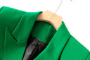 Set gonna due pezzi in verde
