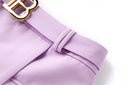 Set gonna due pezzi color lavanda