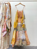 Bohemian Paisley Ruffle Maxi Dress – Multicolor Resort Gown
