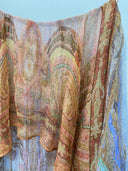 Bohemian Paisley Ruffle Maxi Dress – Multicolor Resort Gown